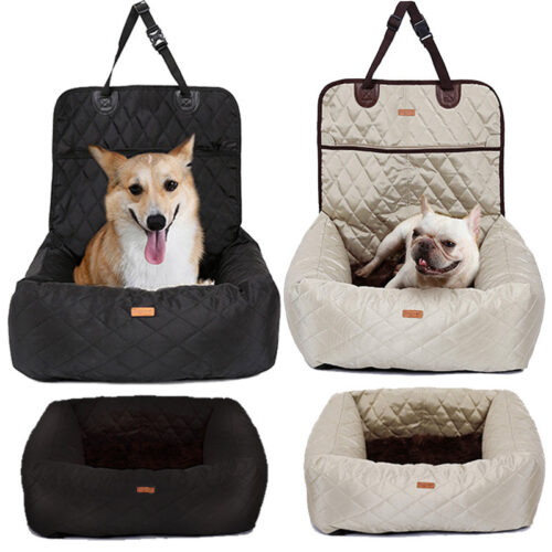 Multi-Functional 2-in-1 Pet Bed and Car Seat Pad.