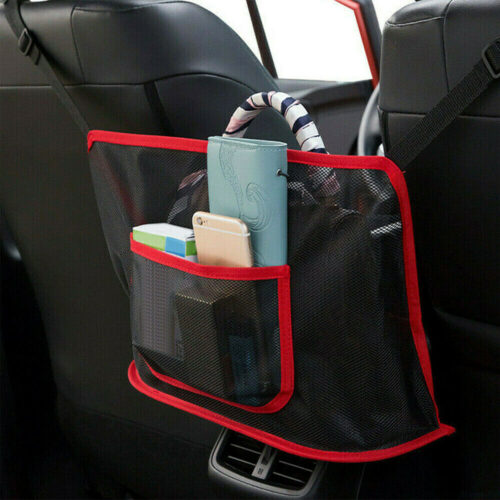 Car Seat Net Pocket Organizer: Car Handbag Holder