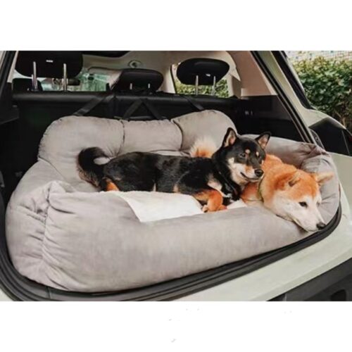 Car Large Dog Rear Trunk Double Seat Pet Cushion Mat
